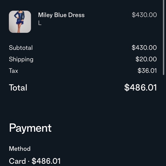 Nadine MERABI blue sequin dress - Picture 3 of 6